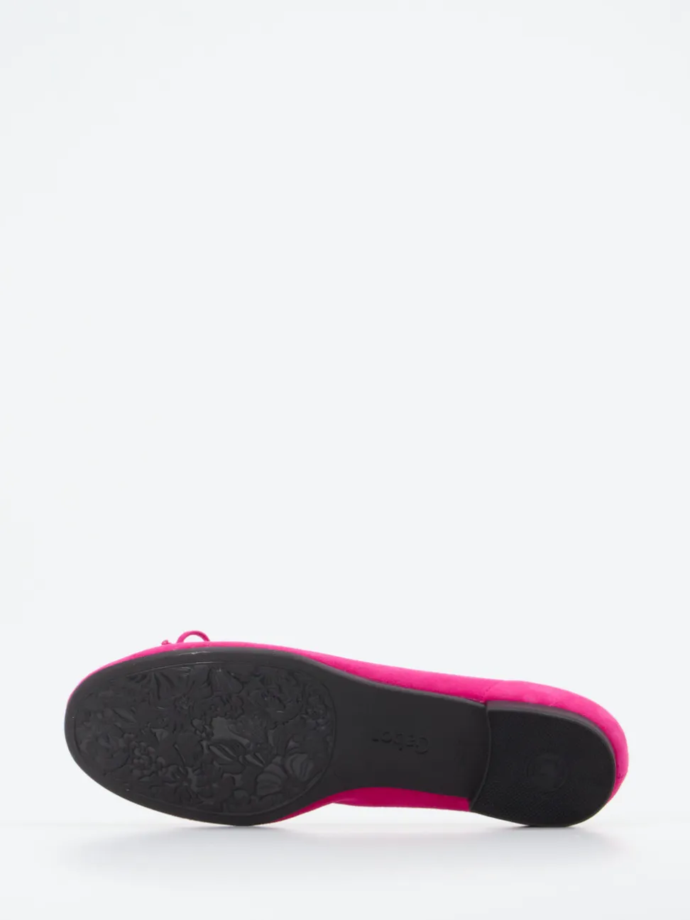 Gabor Comfort – Ballerinas aus Veloursleder pink