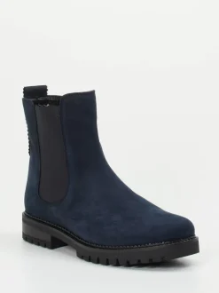 Gabor Comfort – Chelsea Boots aus Nubukleder Dunkelblau