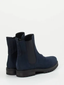 Gabor Comfort – Chelsea Boots aus Nubukleder Dunkelblau