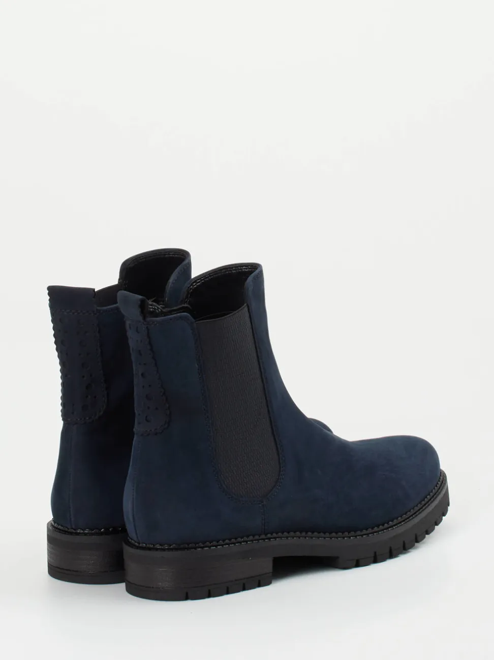 Gabor Comfort – Chelsea Boots aus Nubukleder Dunkelblau
