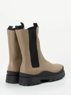 Gabor Comfort – Chelsea Boots aus Kalbleder in Taupe