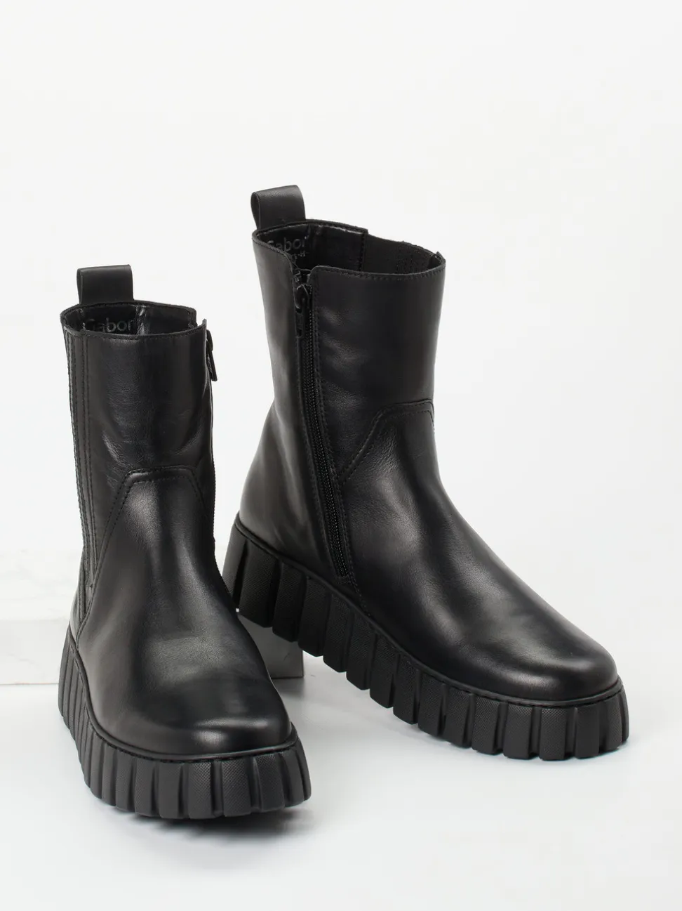 Gabor Comfort – Chelsea Boots aus Kalbleder schwarz