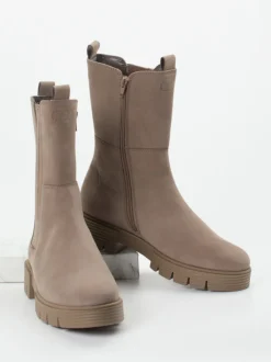 Gabor Comfort – Chelsea Boots aus Nubukleder taupe