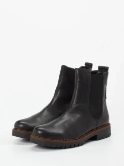 Gabor Comfort – Chelsea Boots aus Kalbleder Schwarz
