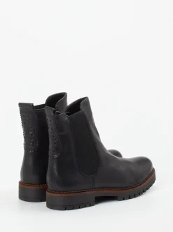 Gabor Comfort – Chelsea Boots aus Kalbleder Schwarz