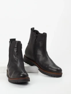 Gabor Comfort – Chelsea Boots aus Kalbleder Schwarz