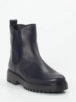 Gabor Comfort – Chelsea Boots aus Kalbleder blau