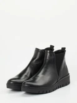 Gabor Comfort – Chelsea-Stiefelette aus Kalbleder schwarz