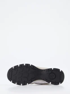 Gabor Comfort – Chunky Sneaker aus Velour und Textil Weiß