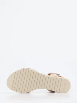 Gabor Comfort – Keilsandalette aus Kalbleder rosé