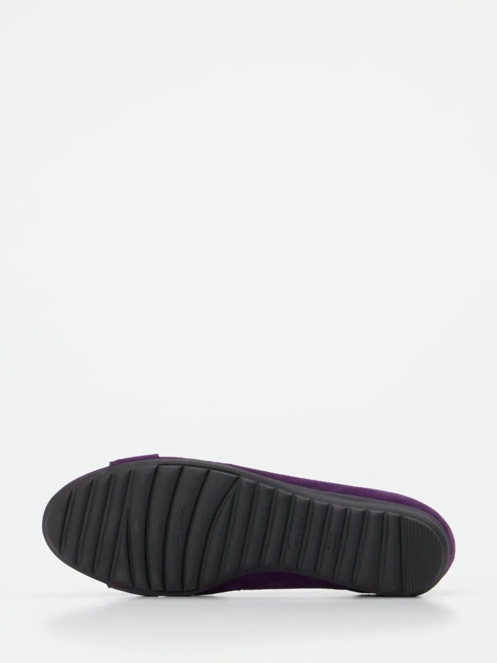 Gabor Comfort – Komfort-Ballerina aus Veloursleder violett