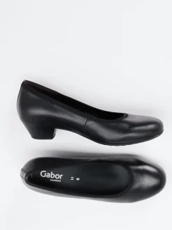 Gabor Comfort – Komfortpumps aus Kalbleder schwarz