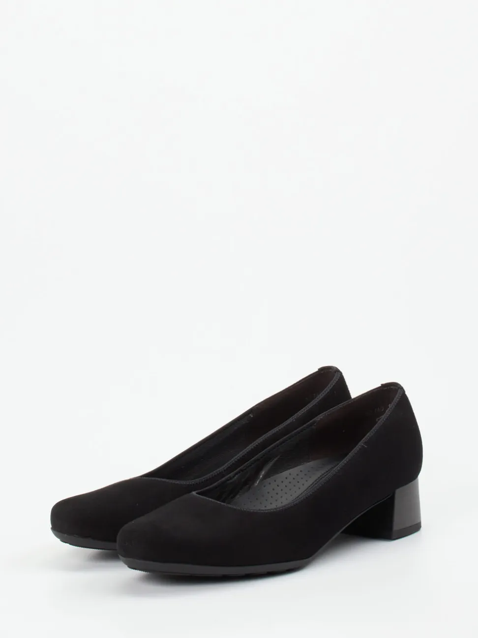 Gabor Comfort – Komfort-Pumps aus Veloursleder schwarz