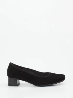 Gabor Comfort – Komfort-Pumps aus Veloursleder schwarz