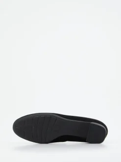 Gabor Comfort – Komfort-Pumps aus Veloursleder schwarz