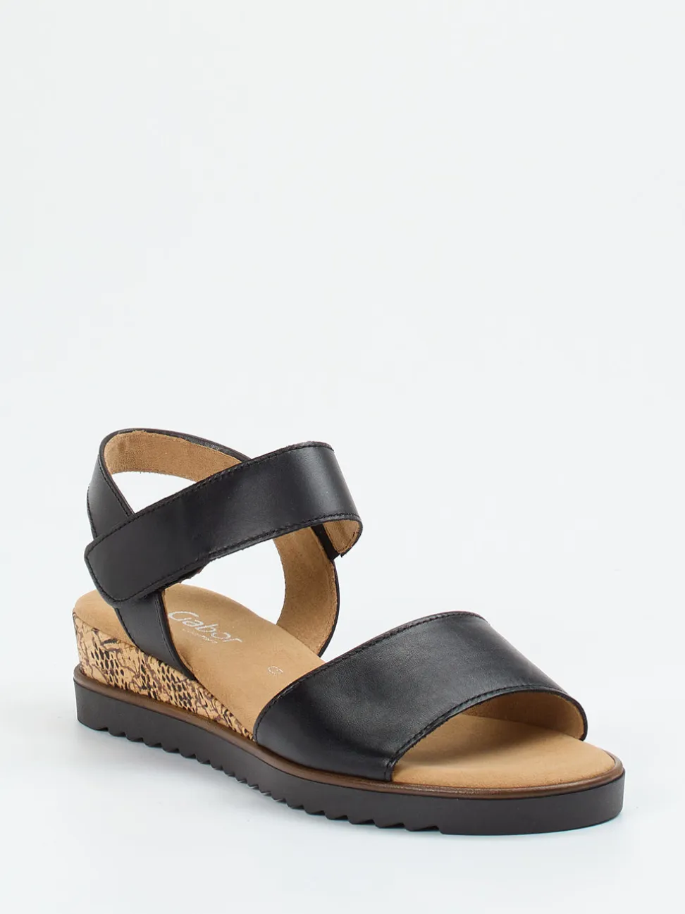 Gabor Comfort – Komfort-Sandalen aus Kalbleder schwarz