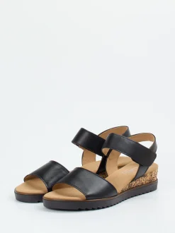 Gabor Comfort – Komfort-Sandalen aus Kalbleder schwarz