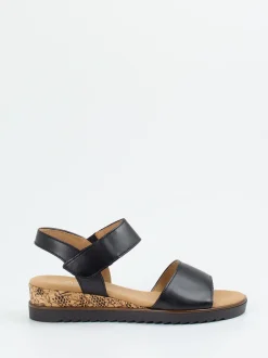 Gabor Comfort – Komfort-Sandalen aus Kalbleder schwarz
