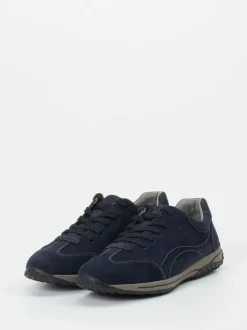 Gabor Comfort – Komfort-Sneaker aus Nubukleder Blau