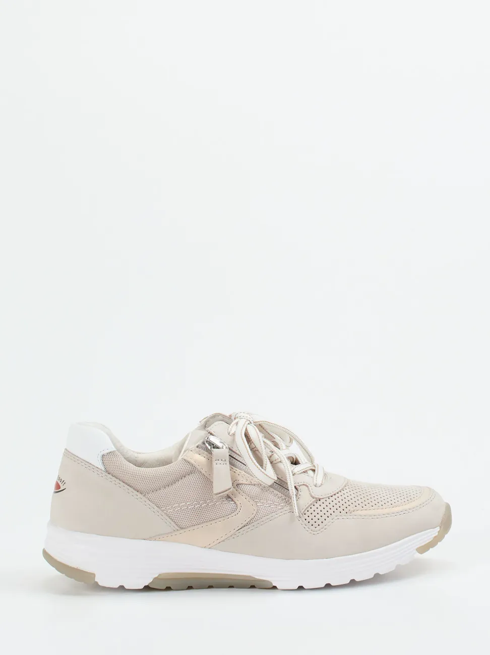 Gabor Comfort – Komfort-Sneaker aus Nubukleder Beige