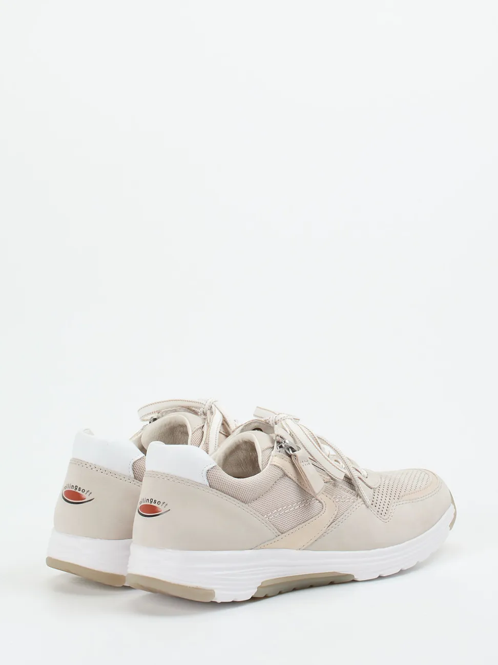 Gabor Comfort – Komfort-Sneaker aus Nubukleder Beige