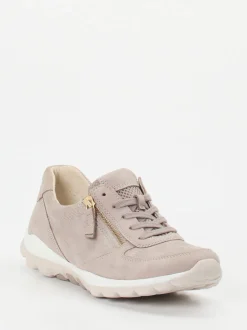 Gabor Comfort – Komfort-Sneaker aus Nubukleder Beige
