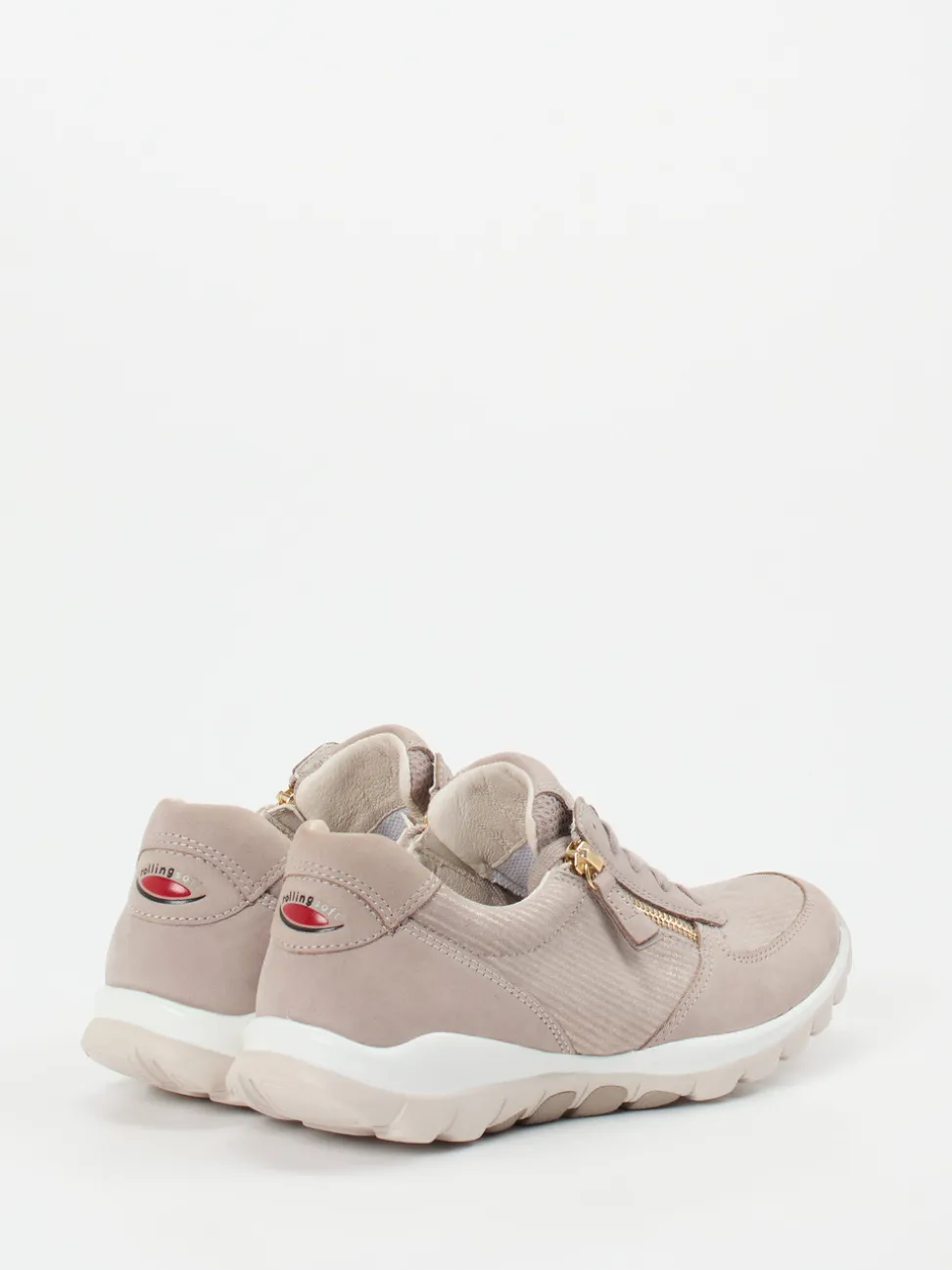 Gabor Comfort – Komfort-Sneaker aus Nubukleder Beige