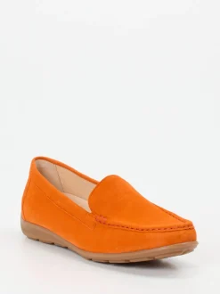 Gabor Comfort – Loafer aus Veloursleder Orange