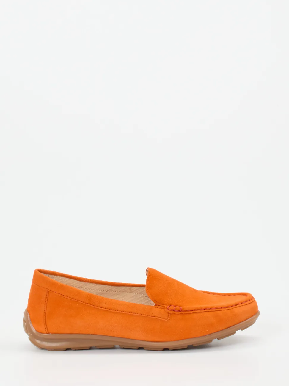 Gabor Comfort – Loafer aus Veloursleder Orange