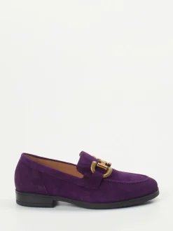 Gabor Comfort – Loafer aus Veloursleder Violett