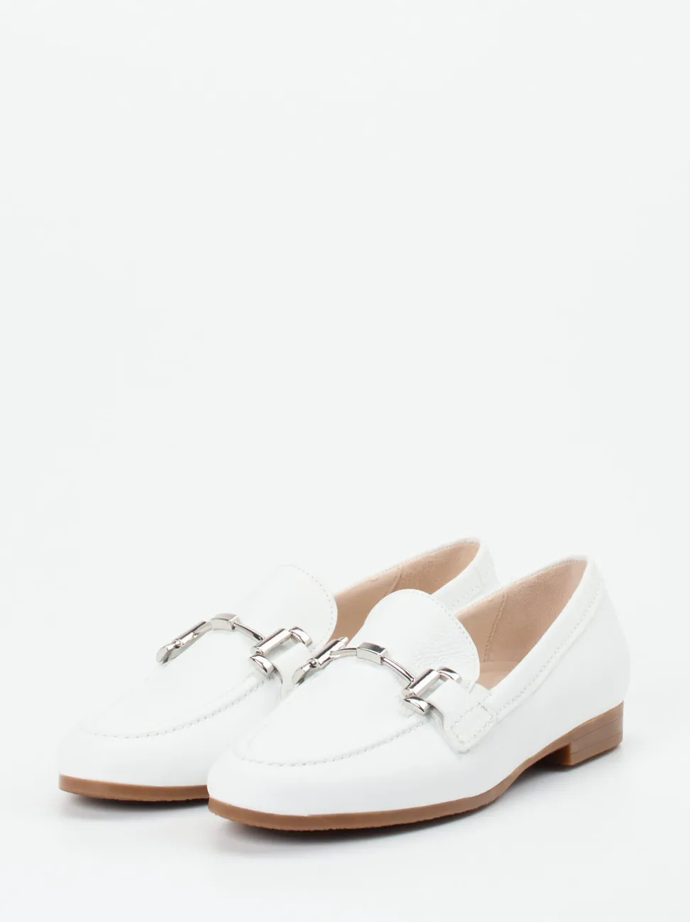 Gabor Comfort – Loafer aus Kalbleder weiß