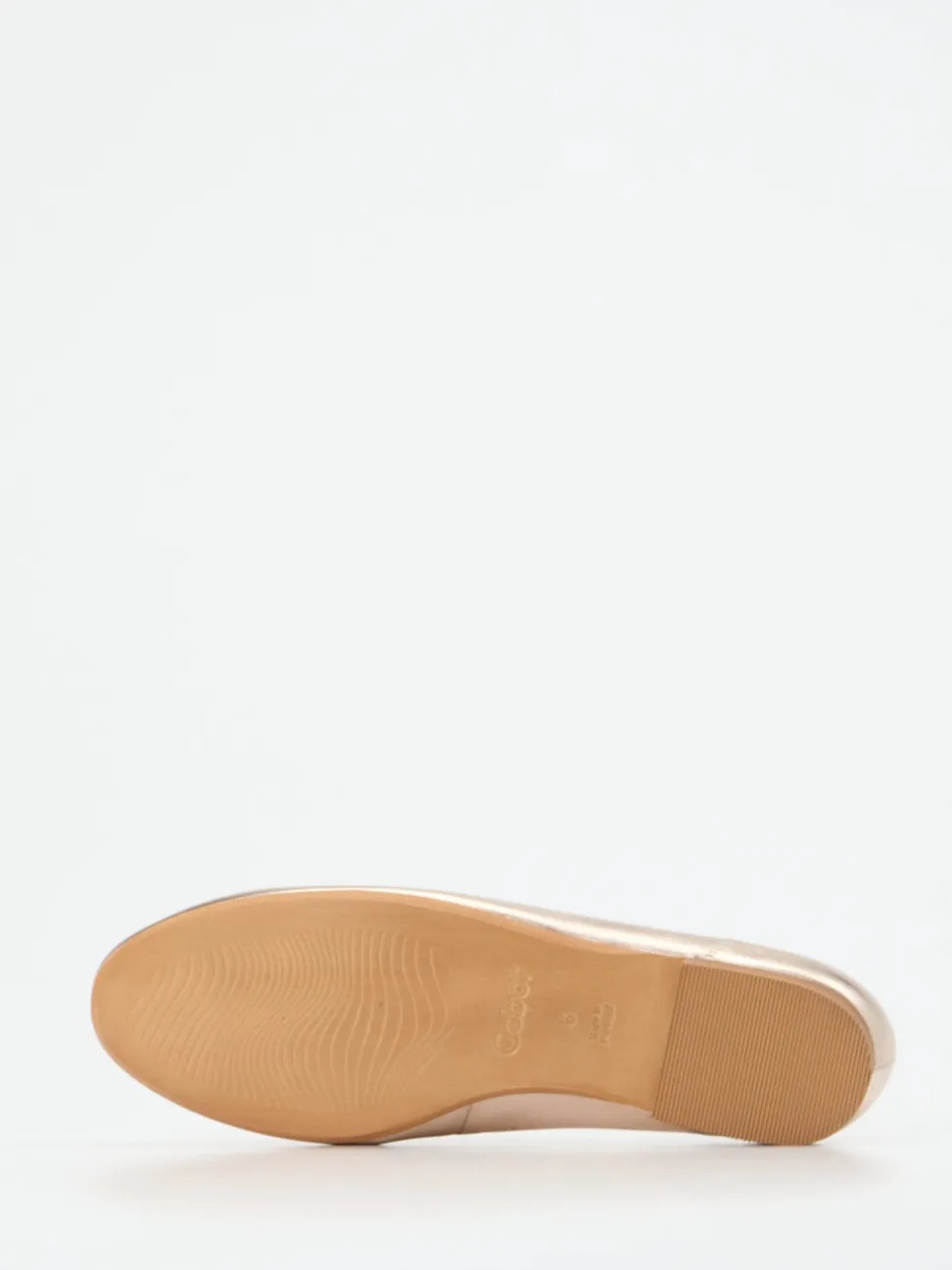 Gabor Comfort – Loafer aus Metallicleder champagner