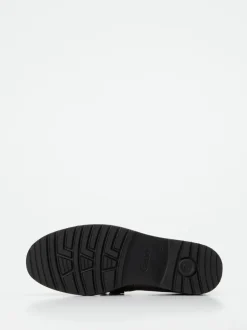 Gabor Comfort – Loafer aus Lackleder in Metallicgrau