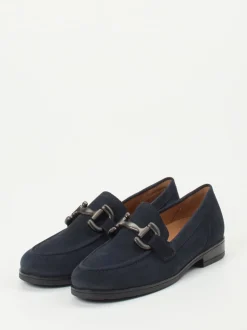 Gabor Comfort – Loafer aus Veloursleder marineblau