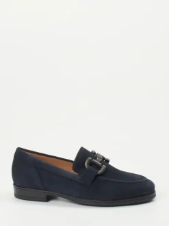 Gabor Comfort – Loafer aus Veloursleder marineblau