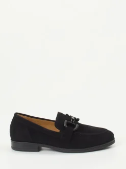 Gabor Comfort – Loafer aus Veloursleder Schwarz