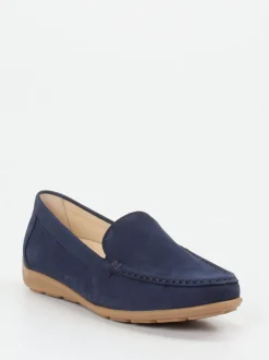 Gabor Comfort – Loafer aus Nubukleder marineblau