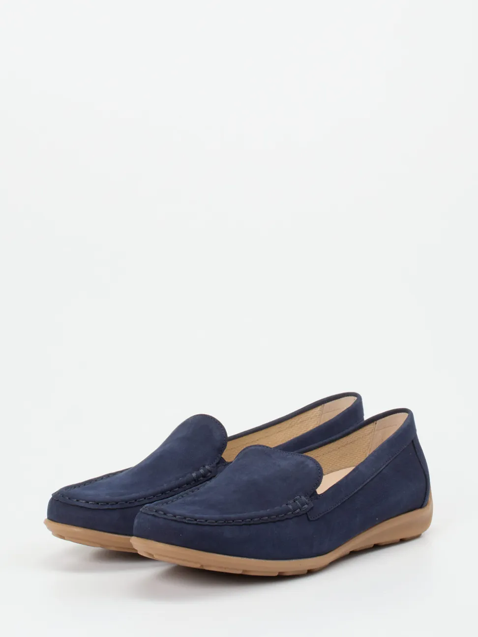 Gabor Comfort – Loafer aus Nubukleder marineblau