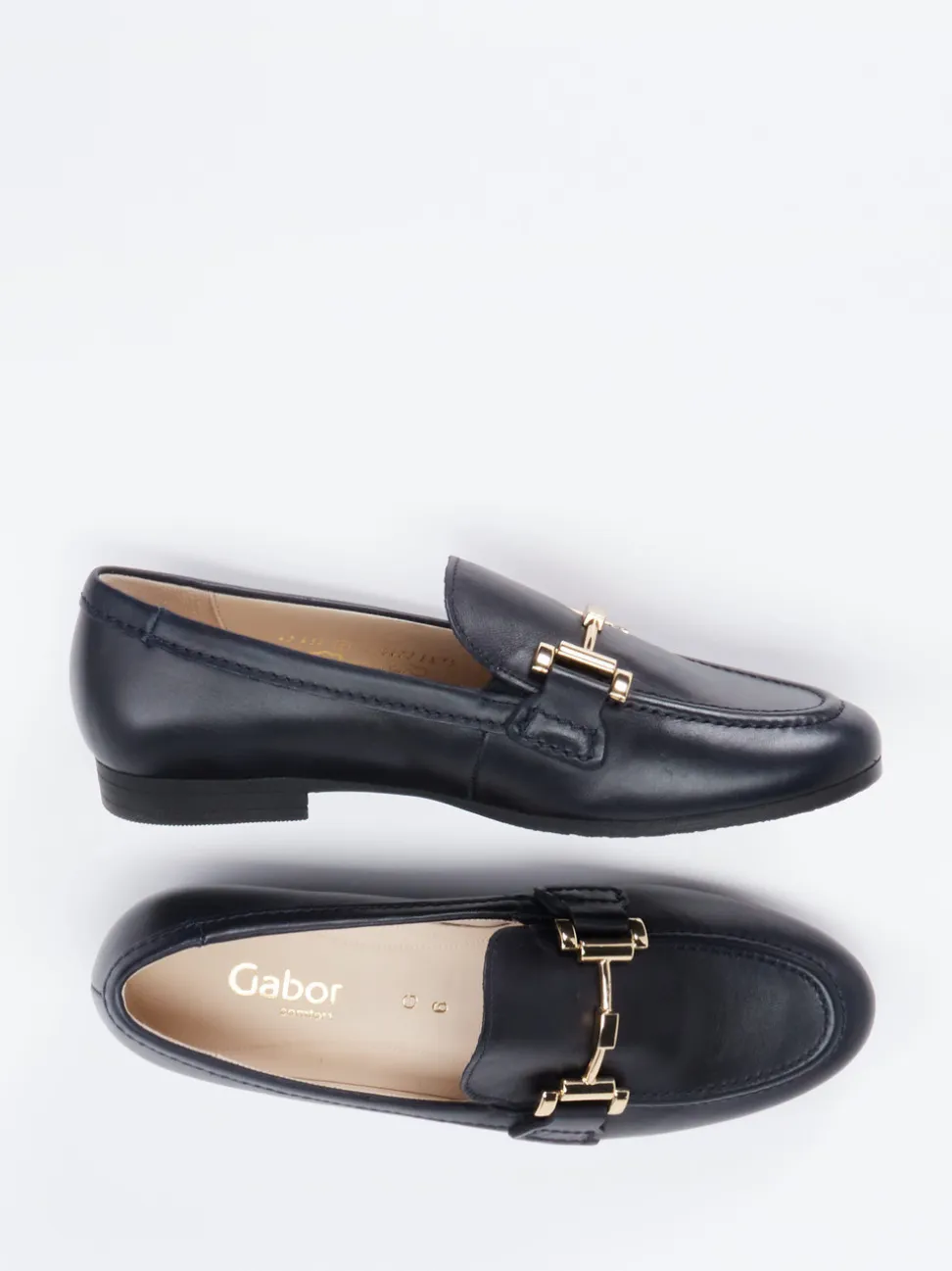 Gabor Comfort – Loafer aus Kalbleder tiefdunkelblau