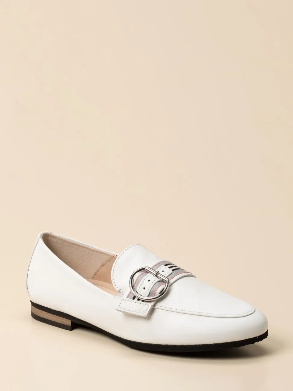 Gabor Comfort – Loafer aus Kalbleder Weiß