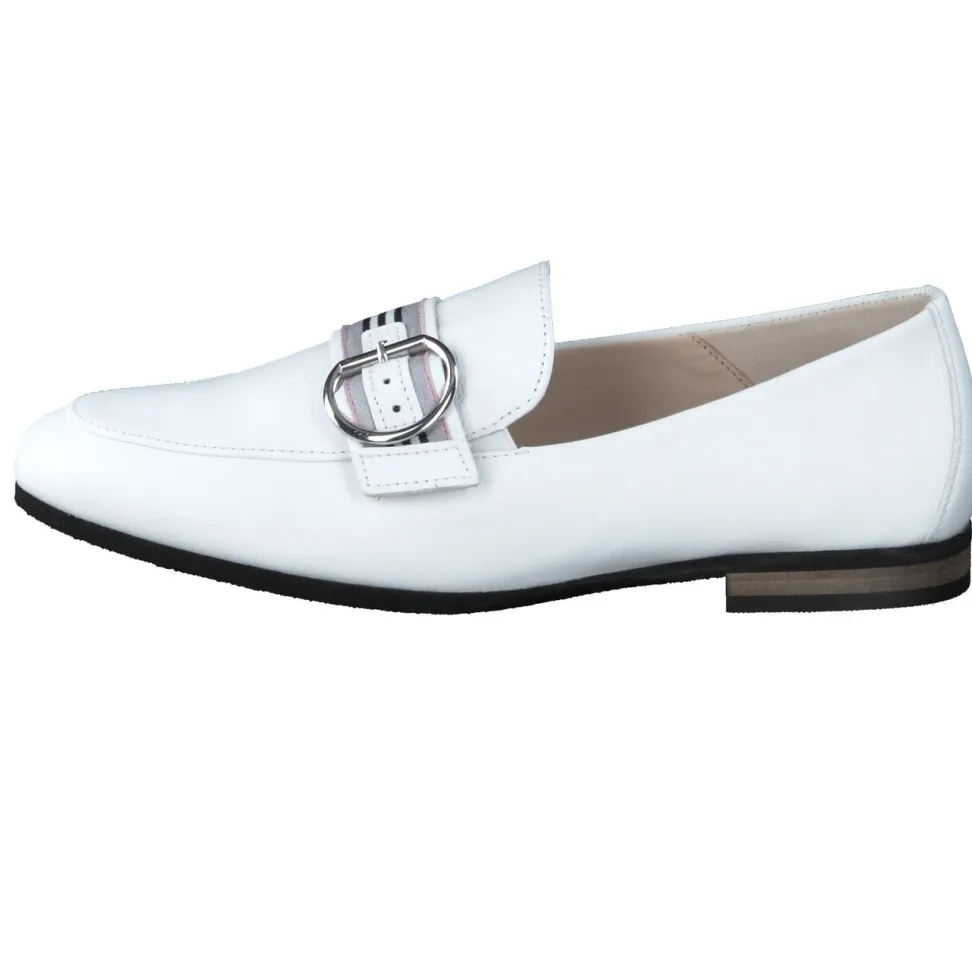 Gabor Comfort – Loafer aus Kalbleder Weiß