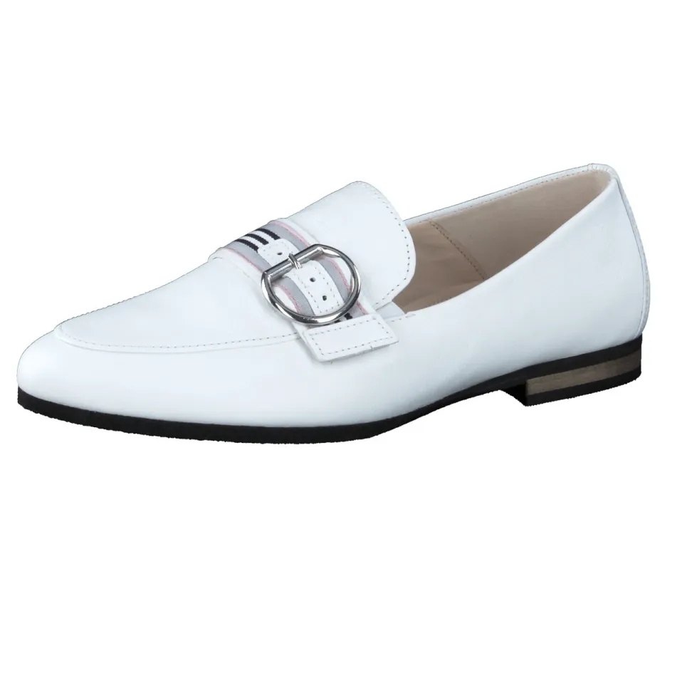 Gabor Comfort – Loafer aus Kalbleder Weiß