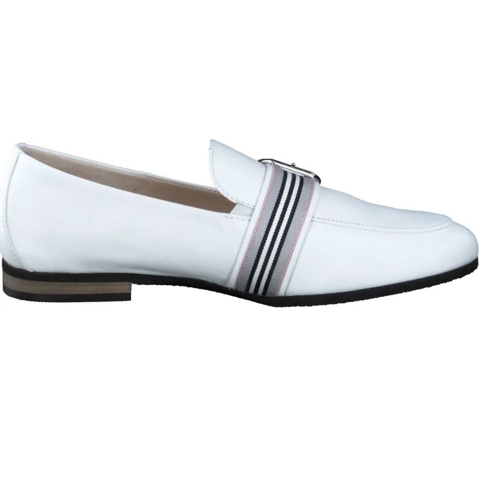 Gabor Comfort – Loafer aus Kalbleder Weiß