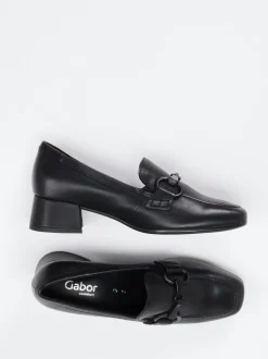 Gabor Comfort – Loafer aus Kalbleder in Schwarz