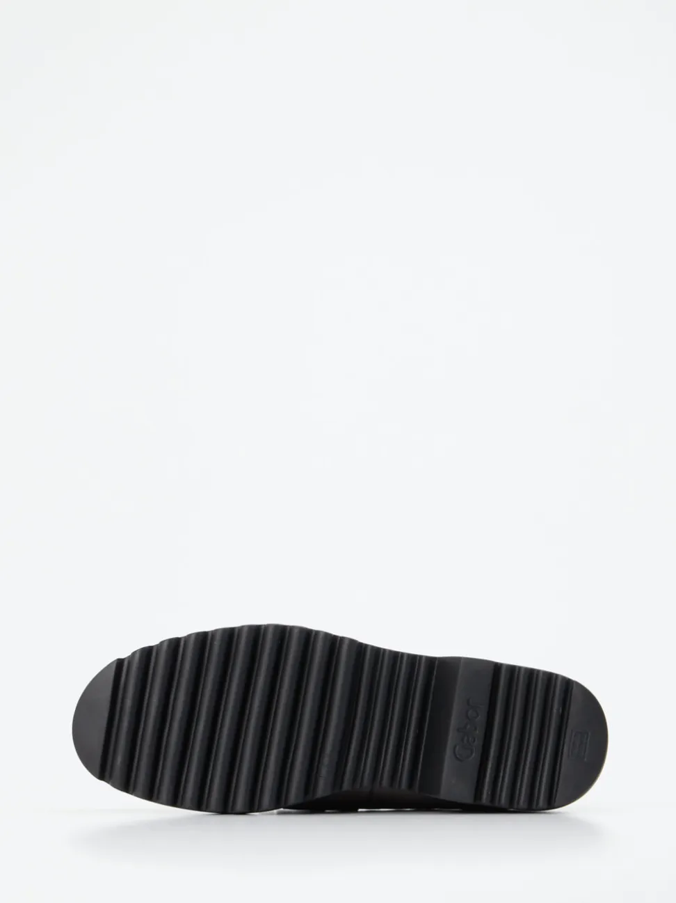Gabor Comfort – Loafer aus Metallicleder silbergrau
