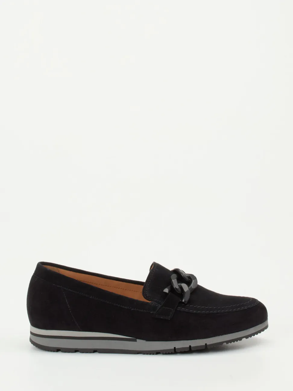 Gabor Comfort – Loafer aus Veloursleder Schwarz