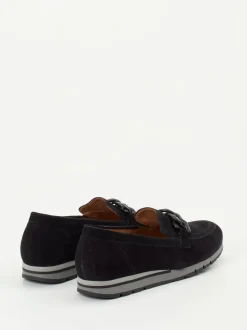 Gabor Comfort – Loafer aus Veloursleder Schwarz
