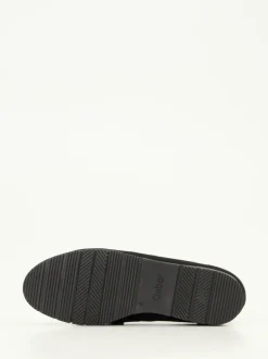 Gabor Comfort – Loafer aus Veloursleder Schwarz