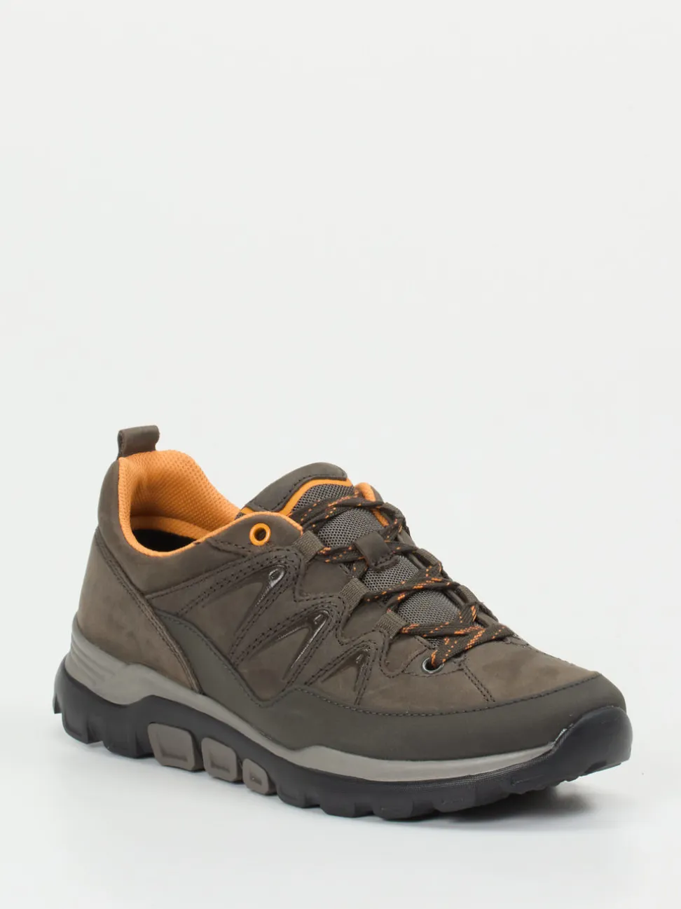 Gabor Comfort – Outdoorschuh aus Nubukleder olivgrau