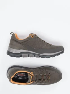 Gabor Comfort – Outdoorschuh aus Nubukleder olivgrau